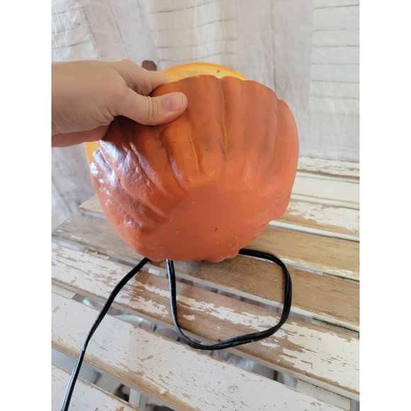 Witch pumpkin light up unique AS IS Halloween Thanksgiving home decor - Picture 9 of 10